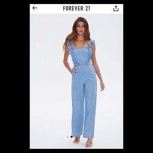NWT Forever 21 Denim Jumpsuit